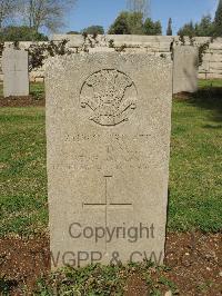 Jerusalem War Cemetery - Ridings, William