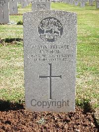 Jerusalem War Cemetery - Seal, H P