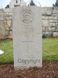 Jerusalem War Cemetery - Simmons, Frank Wortley