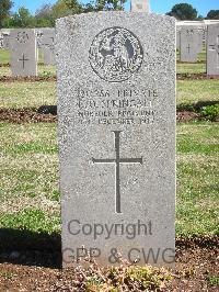 Jerusalem War Cemetery - Springall, E O