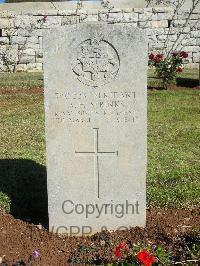 Jerusalem War Cemetery - Sprinks, Albert Henry