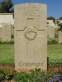 Jerusalem War Cemetery - Stevens, Leslie Gordon