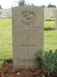 Jerusalem War Cemetery - Stewart, J