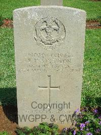 Jerusalem War Cemetery - Stretton, Eustace Herbert