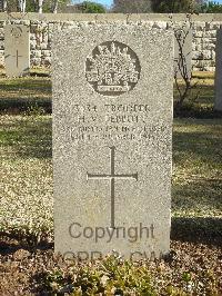 Jerusalem War Cemetery - Tebbutt, Harold Victor