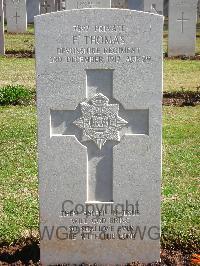 Jerusalem War Cemetery - Thomas, Fredrick