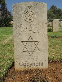 Jerusalem War Cemetery - Trachtenberg, Mendel Isidore