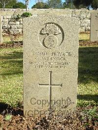 Jerusalem War Cemetery - Warnock, G