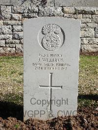 Jerusalem War Cemetery - Williams, J