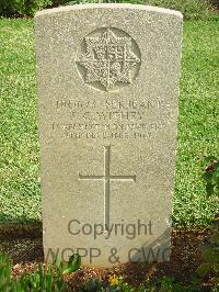 Jerusalem War Cemetery - Withey, E