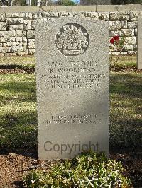 Jerusalem War Cemetery - Woodhead, Royce