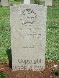 Jerusalem War Cemetery - Yandall, A T