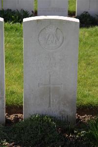 Canada Farm Cemetery - Cockburn, T