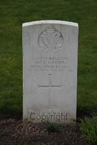 Canada Farm Cemetery - Hanna, William James