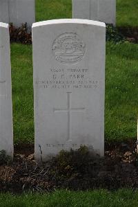 Canada Farm Cemetery - Parr, George Cressey