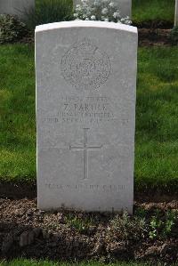 Canada Farm Cemetery - Partick, Z