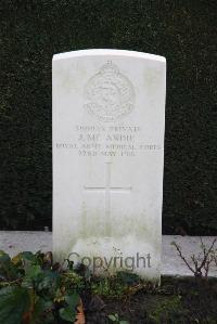 Halle Communal Cemetery - McAndie, J