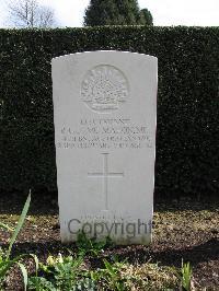 Halle Communal Cemetery - McMahon, Randolph George Finlay