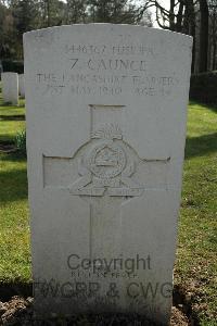 Heverlee War Cemetery - Caunce, Zachariah