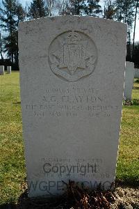 Heverlee War Cemetery - Clayton, Alfred George