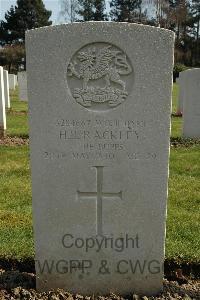 Heverlee War Cemetery - Rackley, Henry Benjamin