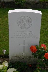 Dozinghem Military Cemetery - Cameron, George Alexander