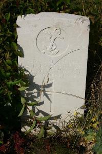 Dozinghem Military Cemetery - Evans, Albert Blackmore