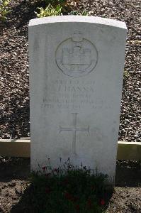 Dozinghem Military Cemetery - Hanna, Joseph