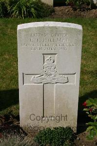 Dozinghem Military Cemetery - Hillman, E T