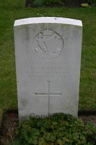 Dozinghem Military Cemetery - McBride, D