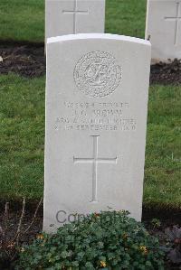 Wytschaete Military Cemetery - Brown, James Gerald