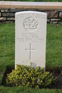 Wytschaete Military Cemetery - Carter, W J