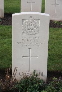 Wytschaete Military Cemetery - Davey, W