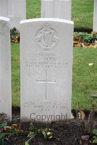 Wytschaete Military Cemetery - Halpin, J