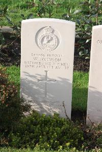 Wytschaete Military Cemetery - Johnson, W