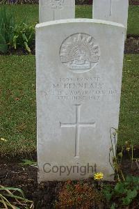 Wytschaete Military Cemetery - Kennealy, Michel