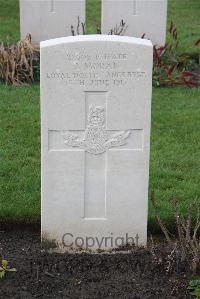 Wytschaete Military Cemetery - Moran, J