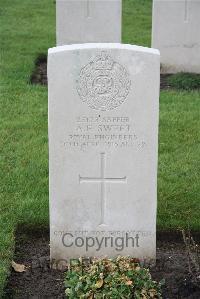 Wytschaete Military Cemetery - Sweet, Albert Edward