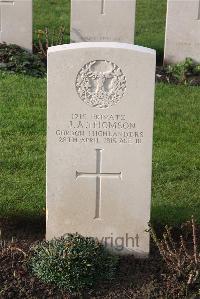 Wytschaete Military Cemetery - Thomson, John Alexander