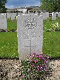 Dickebusch New Military Cemetery - Burke, A