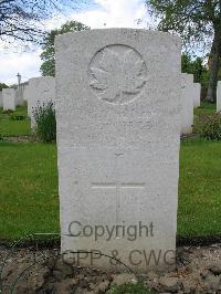 Dickebusch New Military Cemetery - McBride, J S