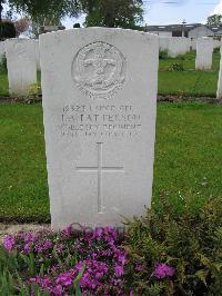 Dickebusch New Military Cemetery - Patterson, James Alexander