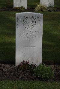Poperinghe New Military Cemetery - Brown, G