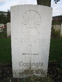 Poperinghe New Military Cemetery - Card, Albert