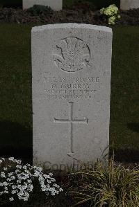 Poperinghe New Military Cemetery - Murray, M