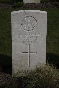 Poperinghe New Military Cemetery - Myerscough, S