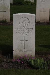 Poperinghe New Military Cemetery - Norman, J W