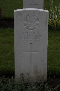 Guards Cemetery Windy Corner Cuinchy - Anderson, Richard John