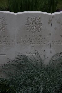 Guards Cemetery Windy Corner Cuinchy - Buchanan, John Daniel