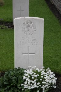 Guards Cemetery Windy Corner Cuinchy - Burns, William George